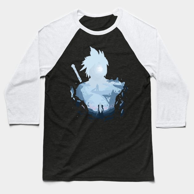 Another Reunion:Final Fantasy 7 Baseball T-Shirt by Vertei